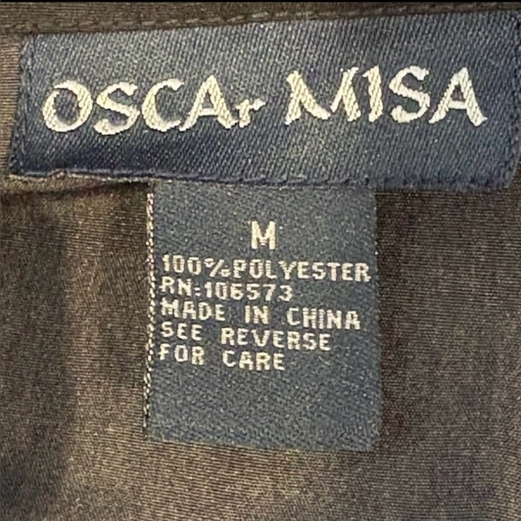 Men's Black Casual Button-Up Shirt Size Medium - Picture 5 of 8